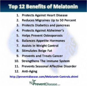 Top 12 Benefit of Melatonin